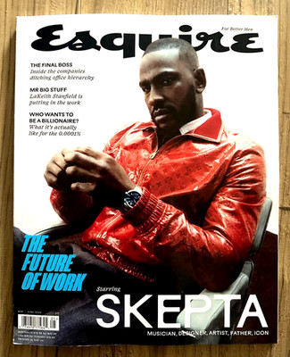2026 SKEPTA FUTURE OF WORK Mr. Big Stuff ESQUIRE Magazine Ma Jun Issue STANFIELD