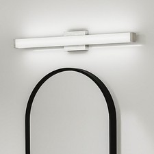 33" Nickel Vanity Light LED Dimmable Wall Bar Lamp Bathroom Mirror Fixture 18W