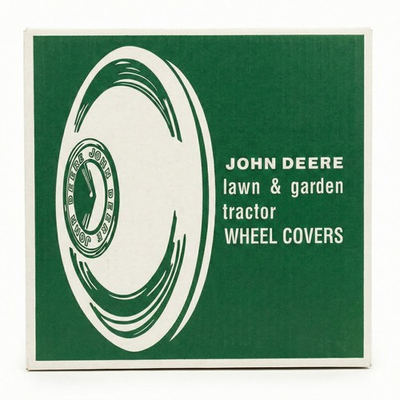 #ad Chrome John Deere 12quot; Hub Caps M42184 Wheel Covers Baby Moons Lawn Tractor $126.36