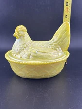 Mosser/Rosso Dandelion 5” Carnival Hen on Nest !GLOWS! 1