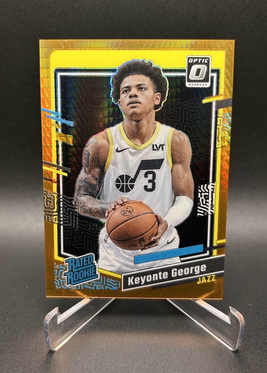 2023-24 Donruss Optic - KEYONTE GEORGE - Copper Glitter Prizm Rated Rookie 73/99
