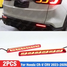 For Honda CR-V CRV 2023-2026 DRL Brake LED Rear Bumper Tail Turn Signal Light
