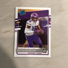 2020 Optic Justin Jefferson #163 Rated Rookie
