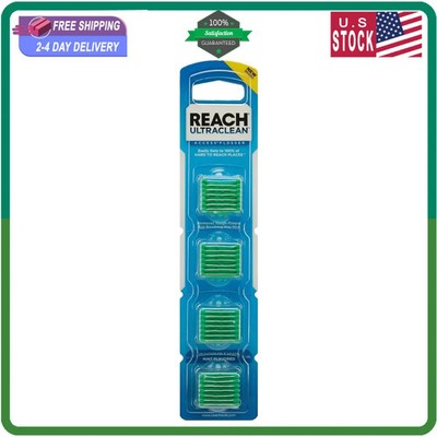 REACH Ultraclean Access Flosser Refill Heads Mint 28 Count Shred Resistant