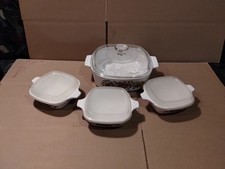 4Vintage Corning Spice of Life 1 3/4 Cup Small Casserole P-41-B Set Of 3 w/ Lids