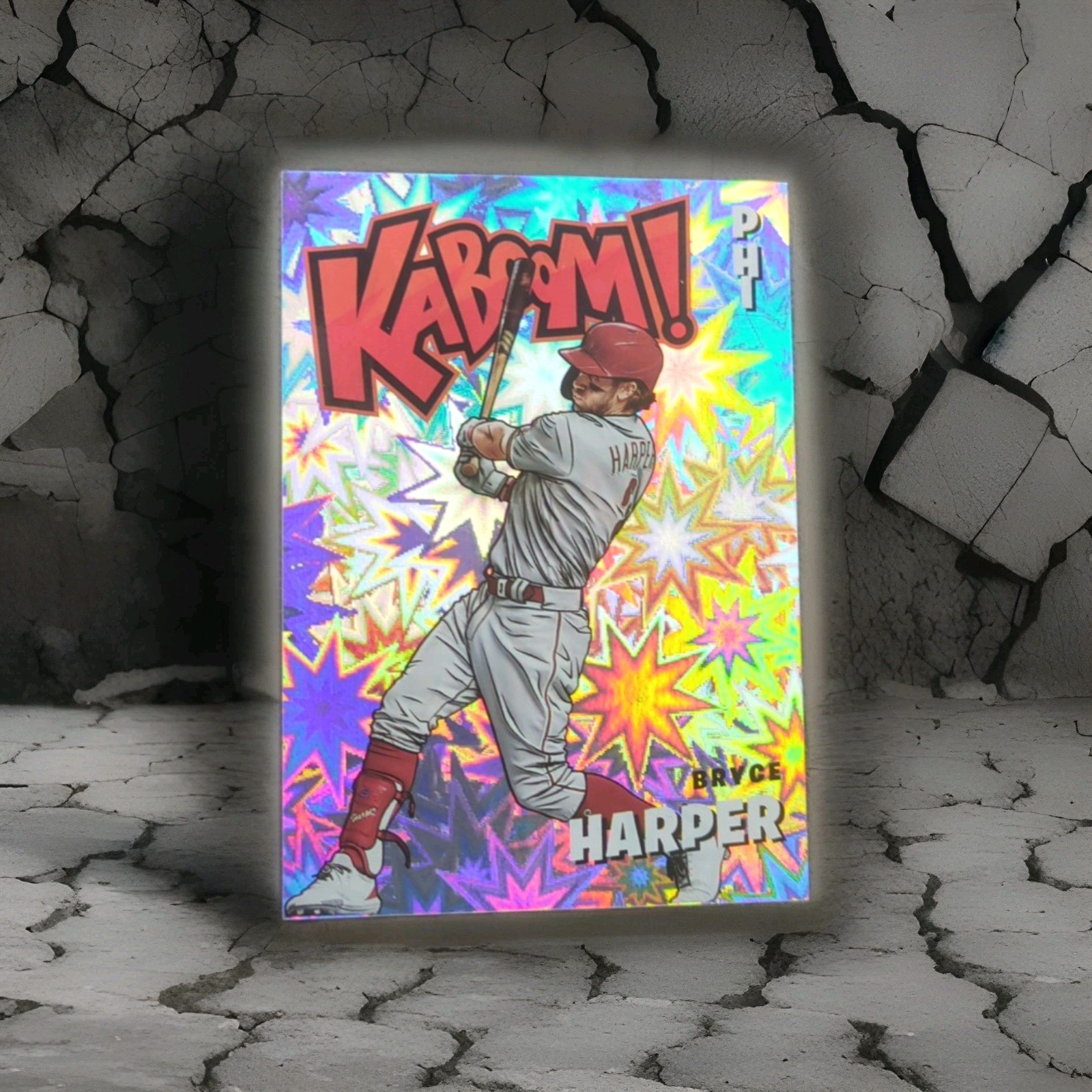 2022 Panini Absolute - Kaboom! Bryce Harper #K-BH Case Hit  Super Clean!