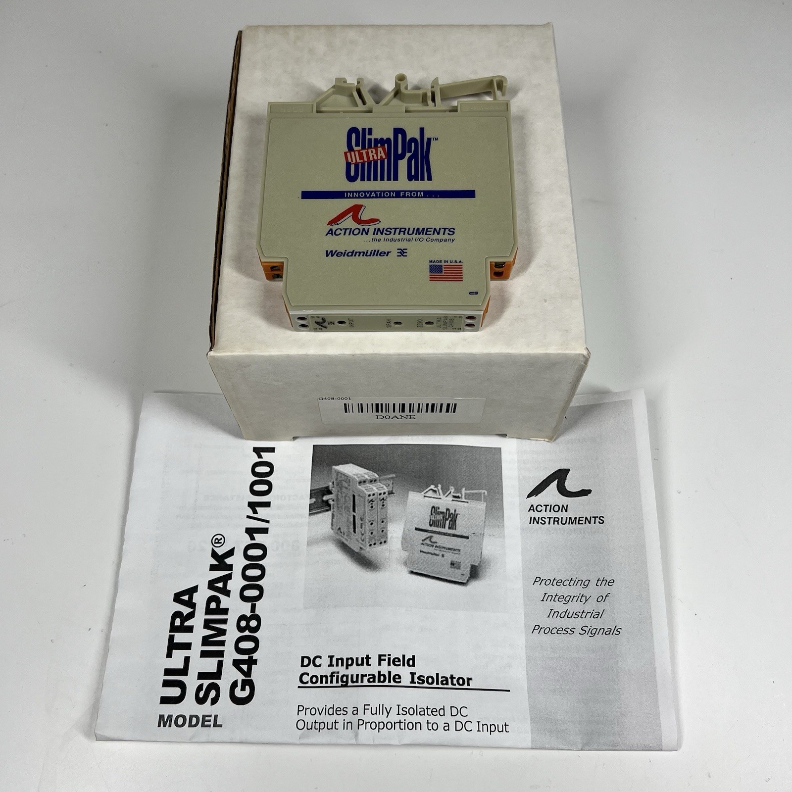 NUEVO Acondicionador de Señal Weidmuller Ultra Slimpak G408-0001 Instrumentos de Acción