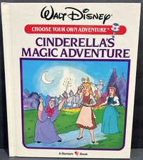 Walt Disney Cinderella’s Magic Adventure Choose Your Own Adventure Book 1985 HC