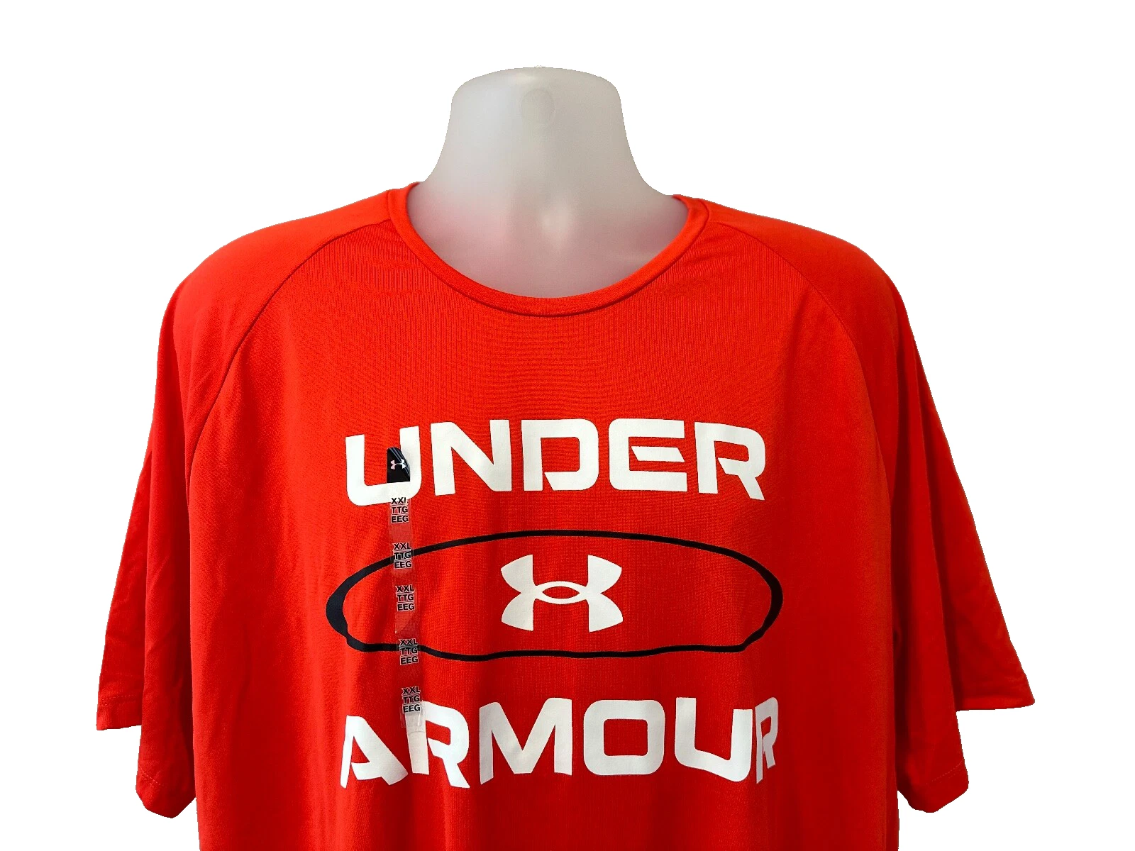 Under Armour Red Tech 2.0 WM Graphic S/S Tee Size 2XL