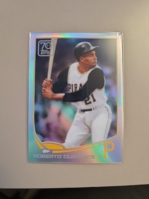 2021 Topps 70 Years of Topps Baseball Chrome #70YTC63 Roberto Clemente Pirates