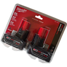Milwaukee 48-11-2412 M12 REDLITHIUM XC Battery Pack of 2