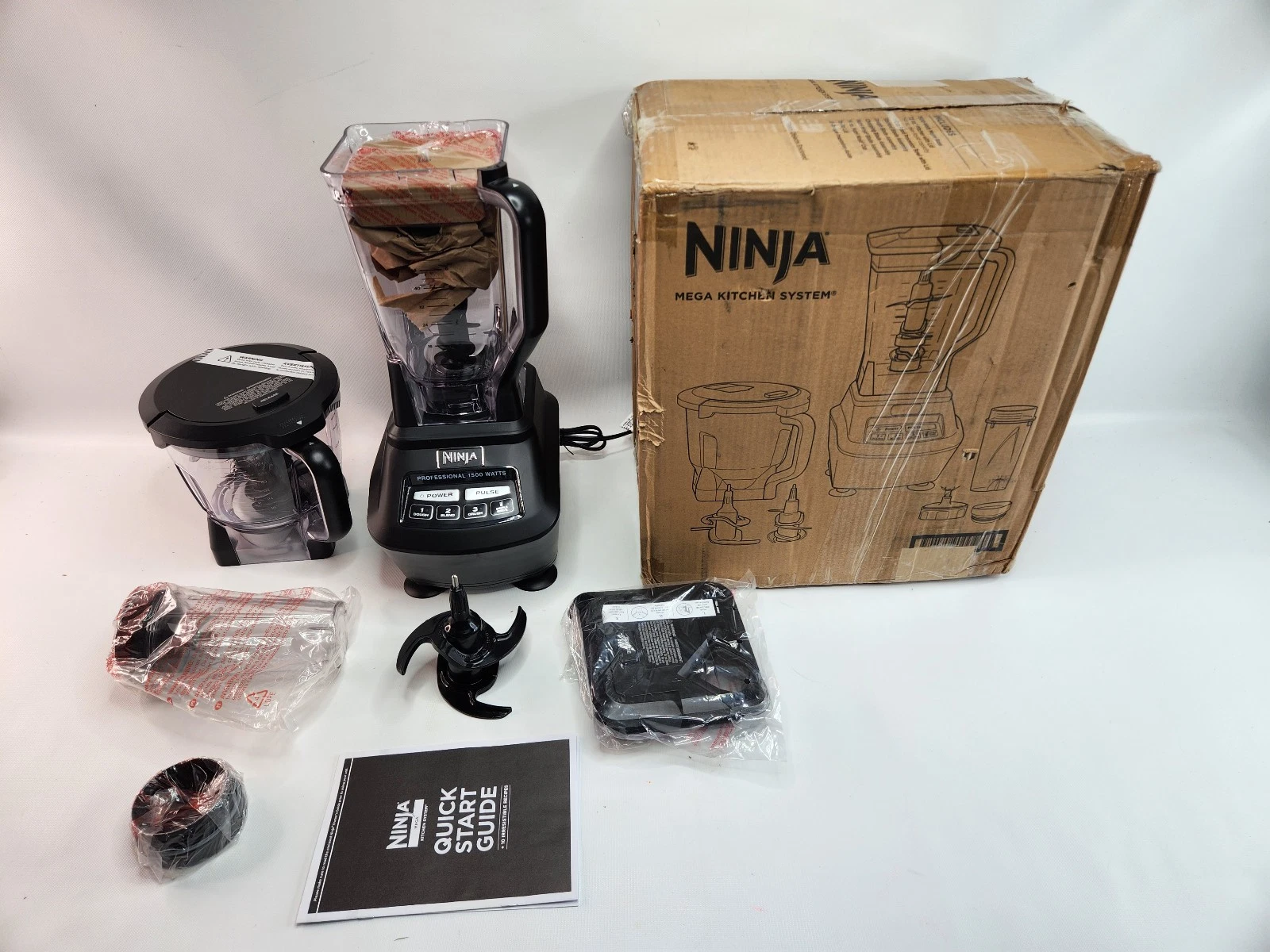 Ninja Blender BL770 Food Processor Black Brand New BL770AMZ 8-Cup Bowl
Opens in a new window or tab