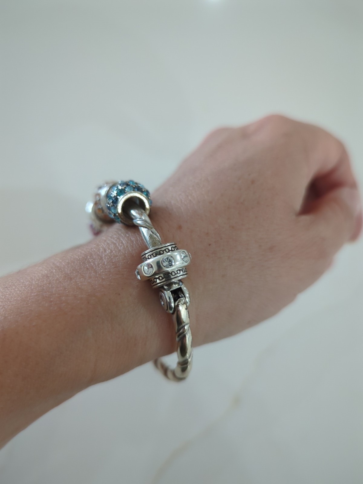 Exquisite Interchangeable Charm Cuff Bracelet - image 14