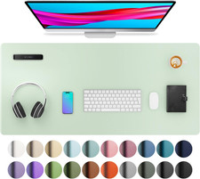 Large PU Leather Desk Pad Protector   Non-Slip Mouse Pad  Writing Mat for Offic