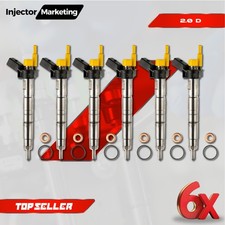 6X 0445117017 Injektor Einspritzdüse BMW 2.0 D 535d 740d 0986435411 13537805430