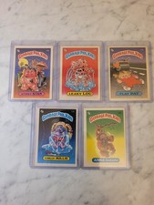 1985 GPK Original Series 1 MATTE LOT of 5 USA cards