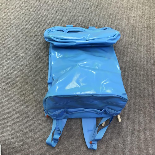 Baboon To The Moon Blue Roll Top Backpack Bag Water Resistant Get Lost Travel