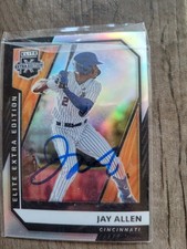 Jay Allen Signed 2021 Panini Prizm Baseball Card #30 Reds