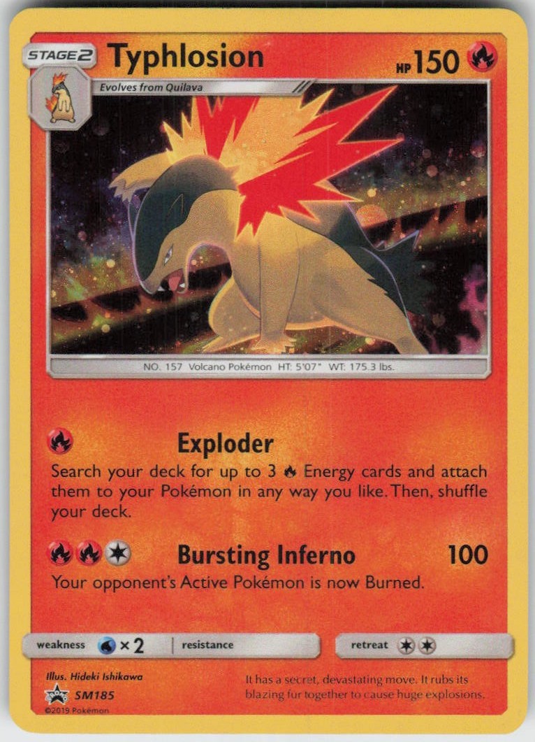 Holo Typhlosion - SM185 Promo Sun & Moon Promo Near Mint