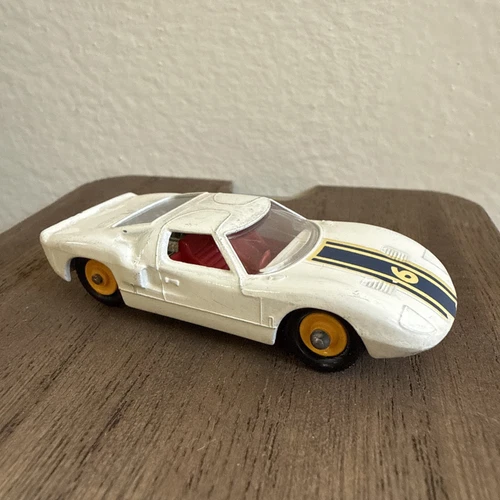 EUC HTF Matchbox Lesney #41 Ford GT White #6 Race Car 1:64 Diecast ORIGINAL