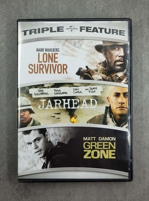 Lone Survivor / Jarhead / Green Zone Triple Feature DVDs