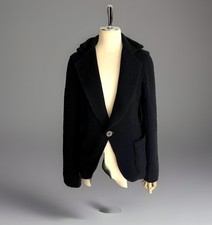Junya Watanabe Comme Des Garcons Woman  s Knit Black Jacket Vintage 2003