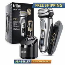 Braun Series 9 Pro Plus Electric Shaver with Power Stand- Black - FREE SHIPPING