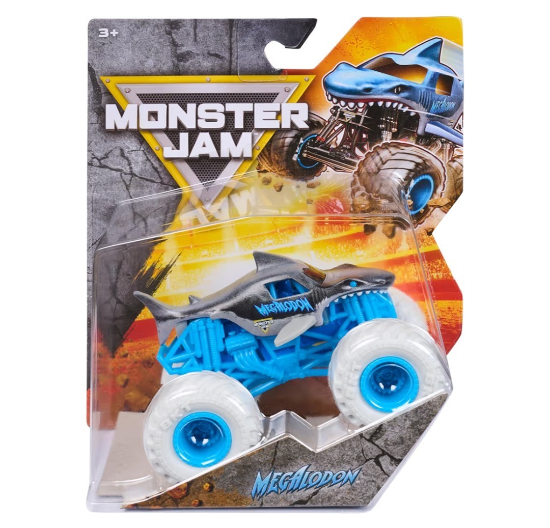 MONSTER JAM MONSTER TRUCKS SERIES 2 MEGALODON 1:64 SCALE DIECAST