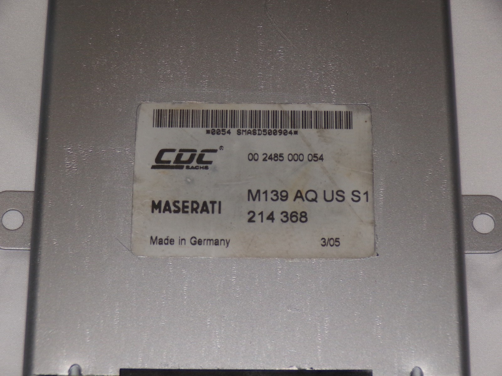 Maserati Quattroporte 2003-2012 Air suspension module P/N 214368