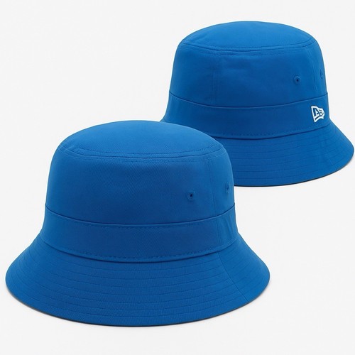 New Era Men’s Large Blue Bucket Hat Classic Cotton Streetwear Casual Logo