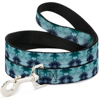 Dog Leash Tie Dye Reflection Turquoise Blues (Us Import)