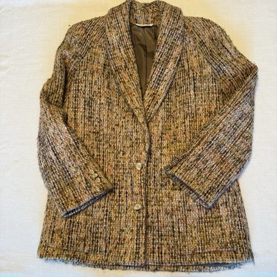 Womens Arthur Chapnik Neiman Marcus Hand Made Wool Blend Jacket - Size 12