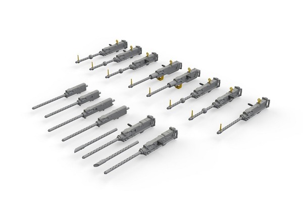 Eduard Accessories 648634 - 1:48 B-17F Guns 1/48 Hkm - Neu-image