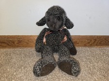 Russ Gray Lamb Sheep Plush Brown Lil Trubbles Stuffed Animal Floppy Beanie