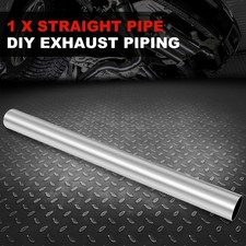 3 Id Diy Custom 35 Long T304 Stainless Steel Straight Exhaust Pipe Piping Tube
