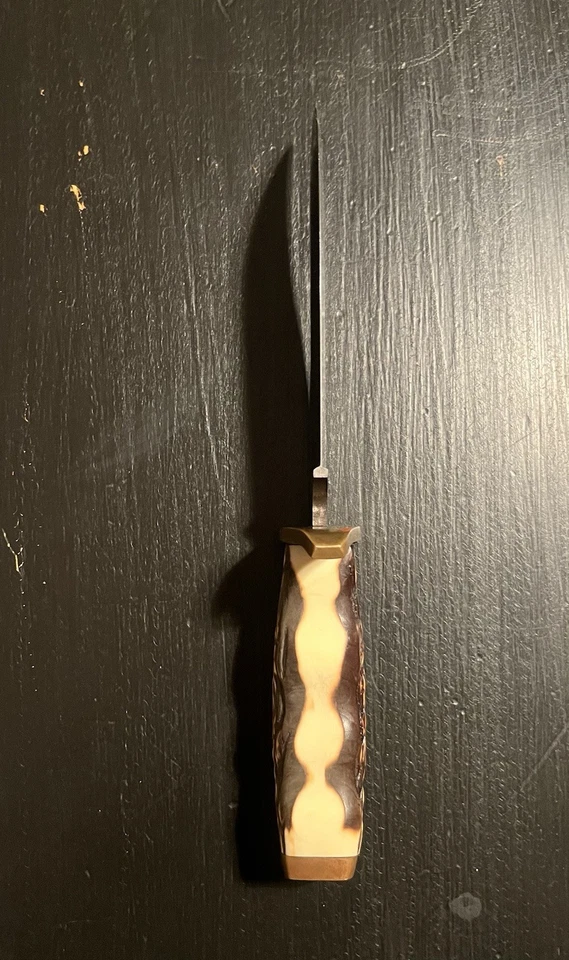 Охотничий нож с фиксированным лезвием Shrade 171UH с кожаными ножнами сделано в США - Изображение 4 из 4