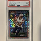 Topps Chrome 2024 Drake Maye Rookie X-Fractor #203 Patriots PSA 9