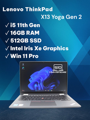 Lenovo ThinkPad X13 Yoga Gen 2 i5-11th 16GB RAM 512GB SSD 13,3'' FHD Touchscreen