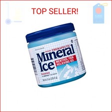 Mineral Ice Original Therapeutic Menthol Pain Relief Gel. Greaseless with "Deepc