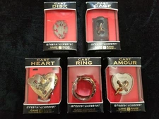 HANAYAMA Cast Puzzle Huzzle Metal Brain Teaser Lot of 5 Puzzles Set