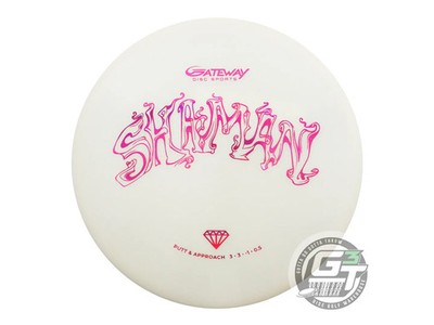 NEW Gateway Diamond Shaman 167g White Magenta Holo Foil Putter Golf Disc
