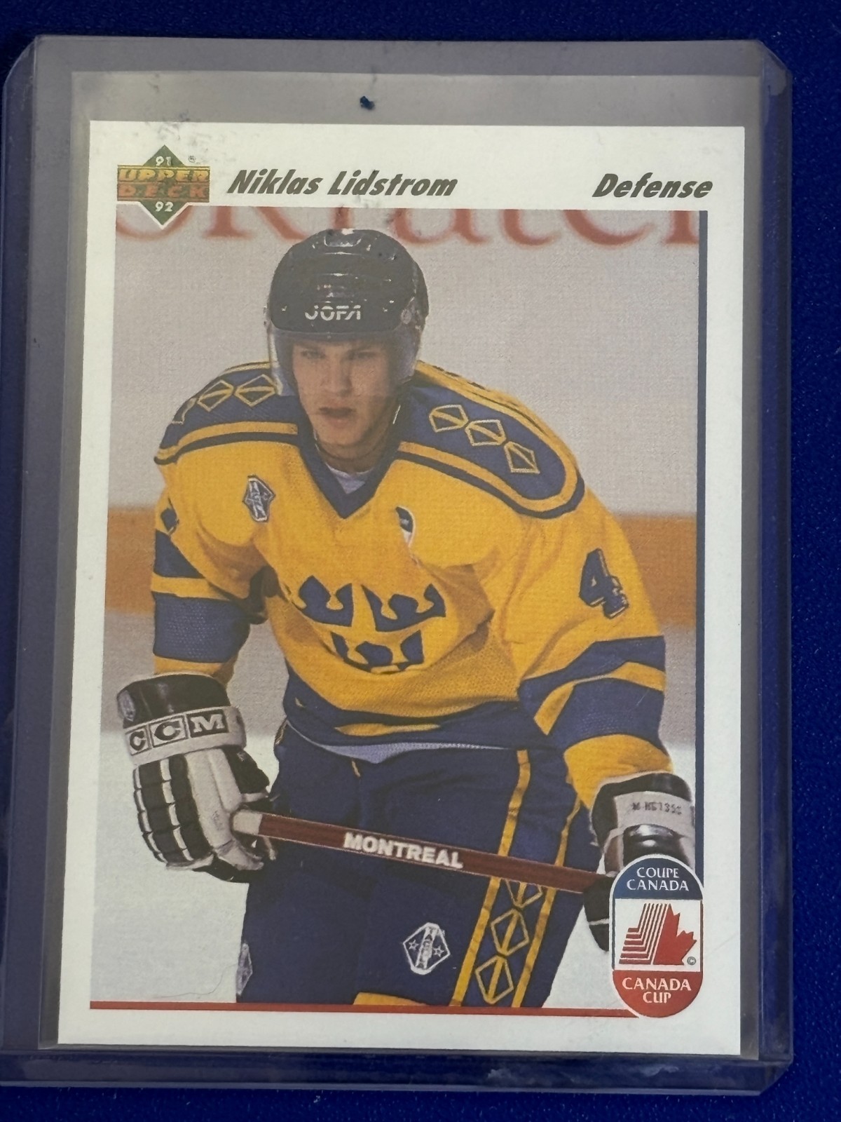 Niklas Lidstrom #26 Hockey Cards 1991 Upper Deck trading card — raw and PSA graded price guide