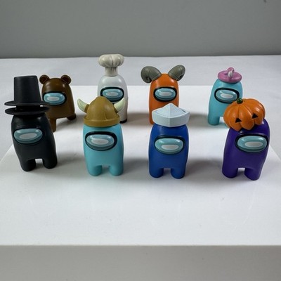 Lot Of 8- 2 Inch  Among Us Figures