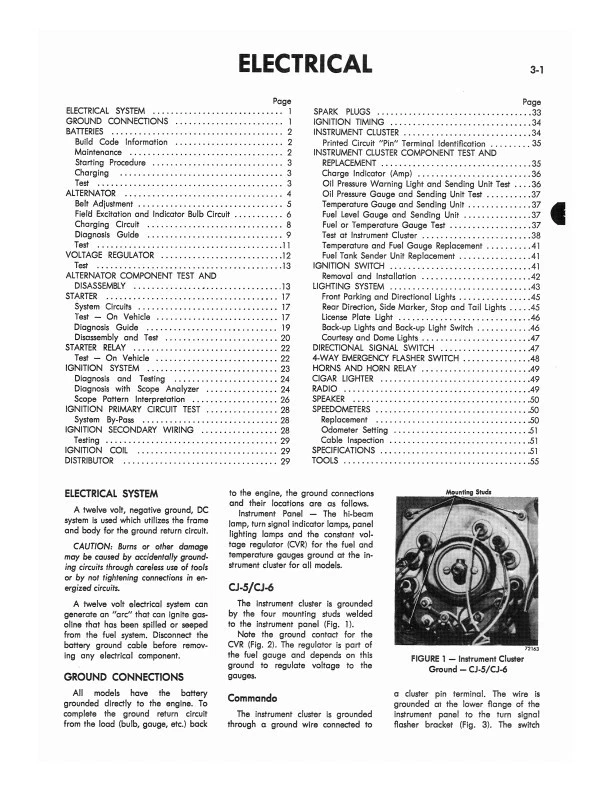 1972 Jeep Repair Shop Manual CJ5 CJ6 Commando Wagoneer J10 J20 Caminhão CJ 5 6 - Imagem 2 de 4