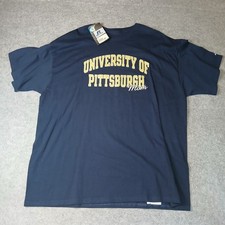 Russell Athletic T-Shirt Women XXL Navy University of Pittsburgh Mom Pitt Tee