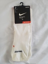 NIKE Academy Soccer Over The Calf Socks White Adult Womens 6-10/Mens 6-8 NWT