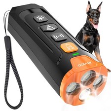 Dog Bark Deterrent Device  Ultrasonic Anti Barking Device for Dogs, 3X Emitte...