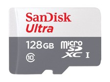 SanDisk Ultra 128GB MicroSDXC Class 10 Class 1 U1 Gray SDSQUNR-128G-GN6MN