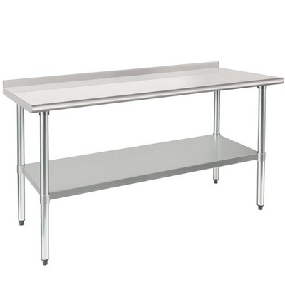 HARDURA Stainless Steel Table Prep & Work 24 x 60 24'' x 60'', Silver