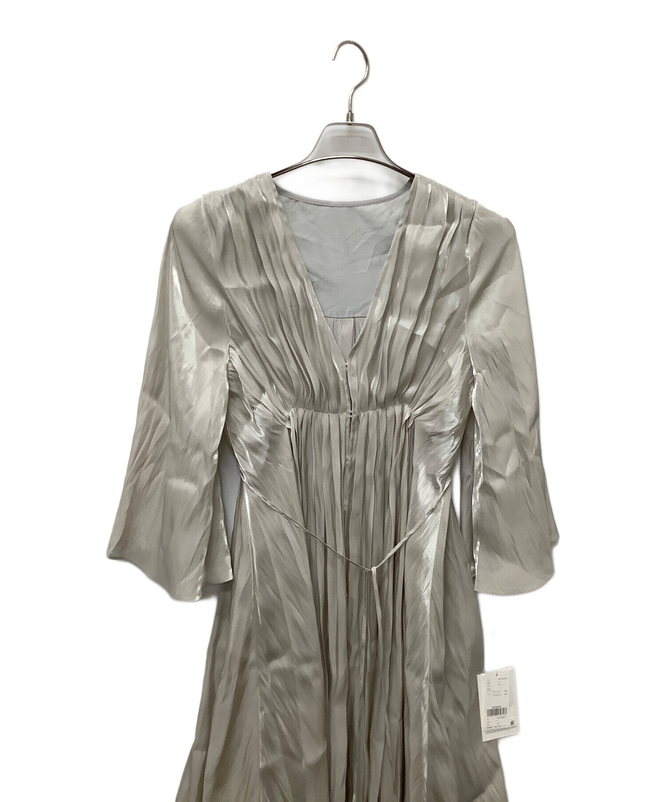 Ameri/ (Ameri) One-piece dress/ silver/ size: M/ … - image 3